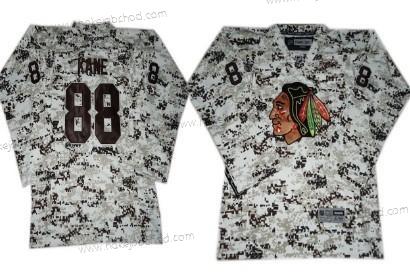 Dětské Chicago Blackhawks #88 Patrick Kane Bílý Camo Dres