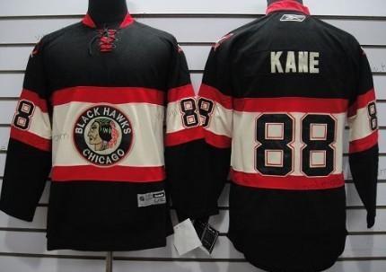 Dětské Chicago Blackhawks #88 Patrick Kane Černá Alternativní Dres