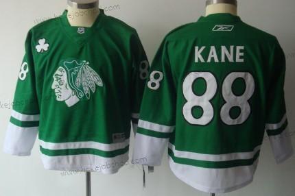 Dětské Chicago Blackhawks #88 Patrick Kane St. Patrick’S Day Zelená Dres