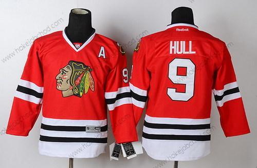 Dětské Chicago Blackhawks #9 Bobby Hull Červené Dres