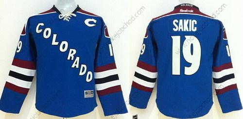 Dětské Colorado Avalanche #19 Joe Sakic Modrý Alternativní Dres