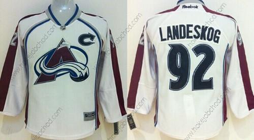 Dětské Colorado Avalanche #92 Gabriel Landeskog Bílý Dres