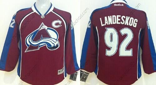 Dětské Colorado Avalanche #92 Gabriel Landeskog Červené Dres