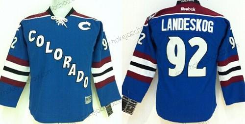 Dětské Colorado Avalanche #92 Gabriel Landeskog Modrý Alternativní Dres