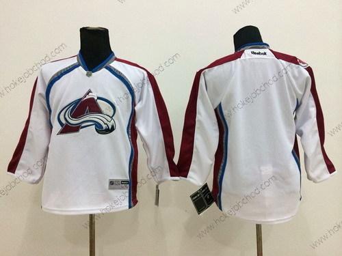 Dětské Colorado Avalanche Prázdný Bílý Dres