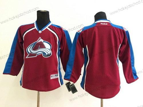 Dětské Colorado Avalanche Prázdný Červené Dres