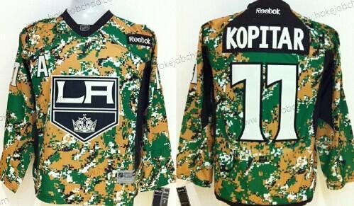 Dětské Los Angeles Kings #11 Anze Kopitar 2014 Camo Dres