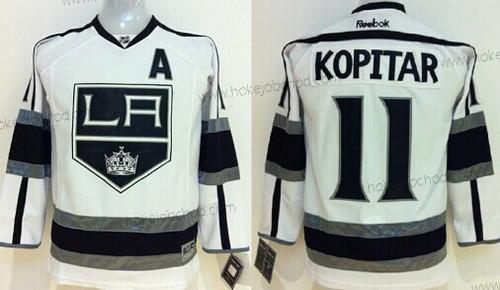 Dětské Los Angeles Kings #11 Anze Kopitar Bílý Dres