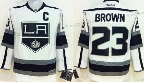 Dětské Los Angeles Kings #23 Dustin Brown Bílý Dres