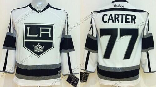 Dětské Los Angeles Kings #77 Jeff Carter Bílý Dres