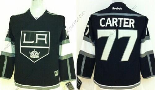 Dětské Los Angeles Kings #77 Jeff Carter Černá Dres