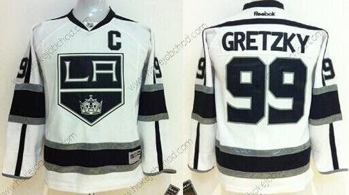 Dětské Los Angeles Kings #99 Wayne Gretzky Bílý Dres