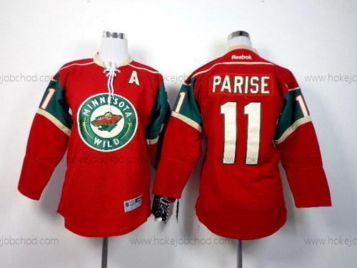 Dětské Minnesota Wild #11 Zach Parise Červené Dres