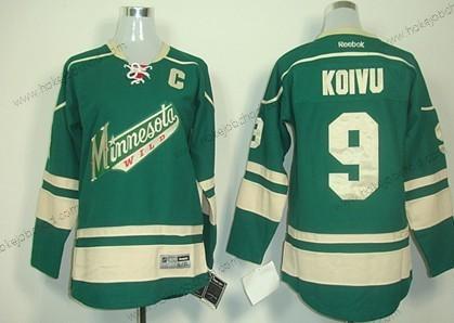 Dětské Minnesota Wild #9 Mikko Koivu Zelená Dres