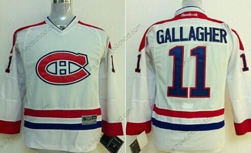 Dětské Montreal Canadiens #11 Brendan Gallagher Bílý Dres