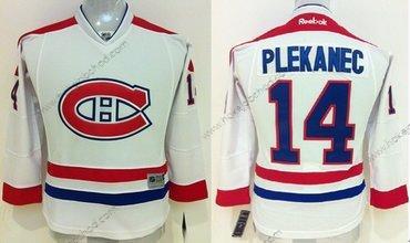 Dětské Montreal Canadiens #14 Tomas Plekanec Bílý Dres