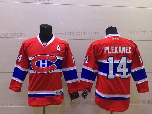 Dětské Montreal Canadiens #14 Tomas Plekanec Červené Dres