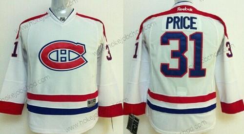 Dětské Montreal Canadiens #31 Carey Price Bílý Dres