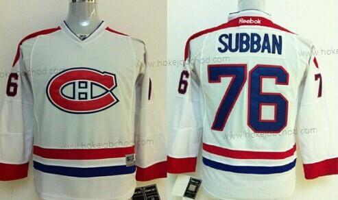 Dětské Montreal Canadiens #76 P.K. Subban Bílý Dres