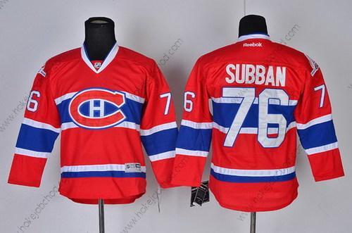 Dětské Montreal Canadiens #76 P.K. Subban Červené Dres