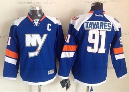 Dětské New York Islanders #91 John Tavares 2014 Stadium Series Modrý Dres