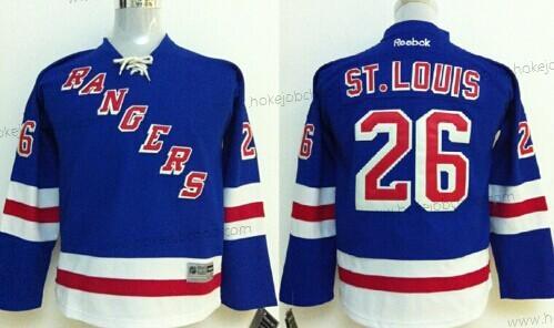 Dětské New York Rangers #26 Martin St. Louis Modrý Dres