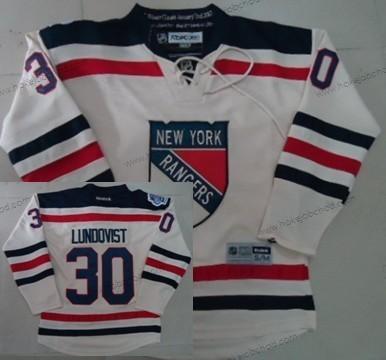 Dětské New York Rangers #30 Henrik Lundqvist 2012 Zimní Klasický Krémová Dres