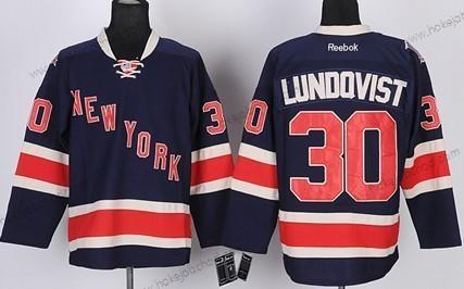 Dětské New York Rangers #30 Henrik Lundqvist Námořnictvo Modrý Alternativní 85Th Dres