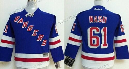 Dětské New York Rangers #61 Rick Nash Modrý Dres