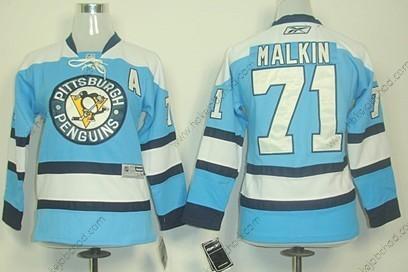 Dětské Pittsburgh Penguins #71 Evgeni Malkin Modrý Dres