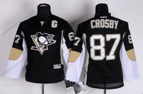 Dětské Pittsburgh Penguins #87 Sidney Crosby Černá Dres