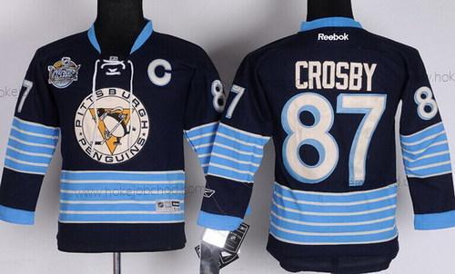 Dětské Pittsburgh Penguins #87 Sidney Crosby Námořnictvo Modrý Alternativní Dres