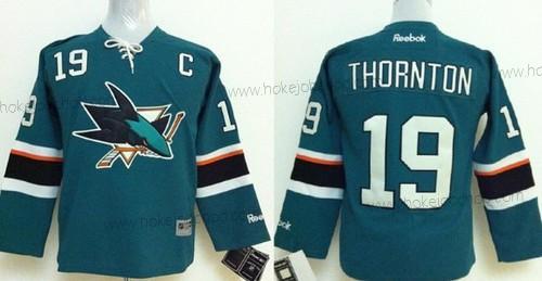 Dětské San Jose Sharks #19 Joe Thornton 2014 Modrý Dres