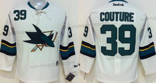 Dětské San Jose Sharks #39 Logan Couture 2014 Bílý Dres