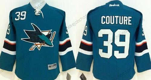 Dětské San Jose Sharks #39 Logan Couture 2014 Modrý Dres