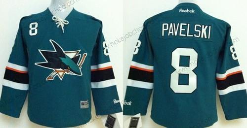 Dětské San Jose Sharks #8 Joe Pavelski 2014 Modrý Dres