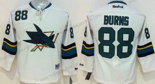 Dětské San Jose Sharks #88 Brent Burns 2014 Bílý Dres