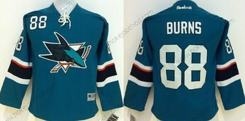 Dětské San Jose Sharks #88 Brent Burns 2014 Modrý Dres