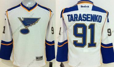 Dětské St. Louis Blues #91 Vladimir Tarasenko Bílý Dres