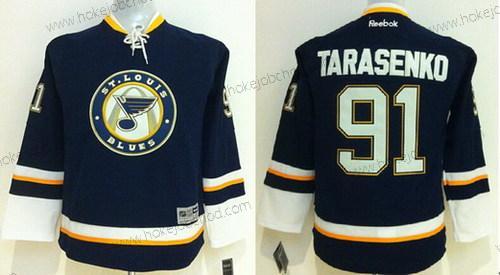 Dětské St. Louis Blues #91 Vladimir Tarasenko Námořnictvo Modrý Alternativní Dres