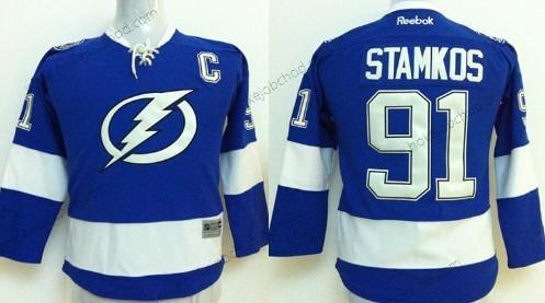 Dětské Tampa Bay Lightning #91 Steven Stamkos New Modrý Dres