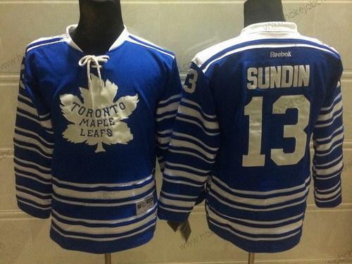 Dětské Toronto Maple Leafs #13 Mats Sundin 2014 Zimní Klasický Modrý Dres