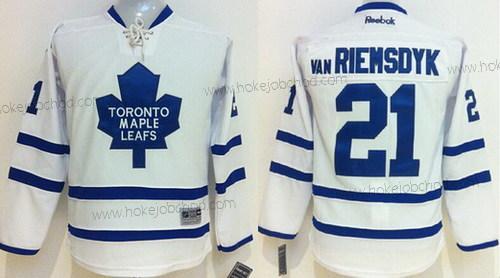 Dětské Toronto Maple Leafs #21 James Van Riemsdyk Bílý Dres