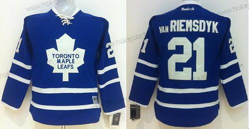 Dětské Toronto Maple Leafs #21 James Van Riemsdyk Modrý Dres