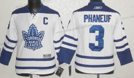 Dětské Toronto Maple Leafs #3 Dion Phaneuf Bílý Alternativní Dres