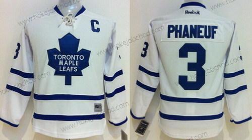 Dětské Toronto Maple Leafs #3 Dion Phaneuf Bílý Dres