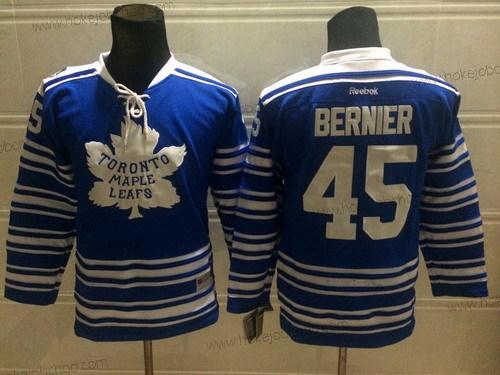 Dětské Toronto Maple Leafs #45 Jonathan Bernier 2014 Zimní Klasický Modrý Dres