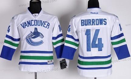 Dětské Vancouver Canucks #14 Alexandre Burrows Bílý Dres