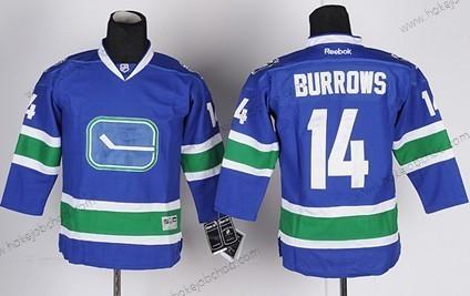 Dětské Vancouver Canucks #14 Alexandre Burrows Modrý Alternativní Dres