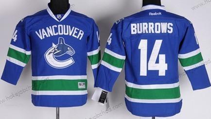 Dětské Vancouver Canucks #14 Alexandre Burrows Modrý Dres